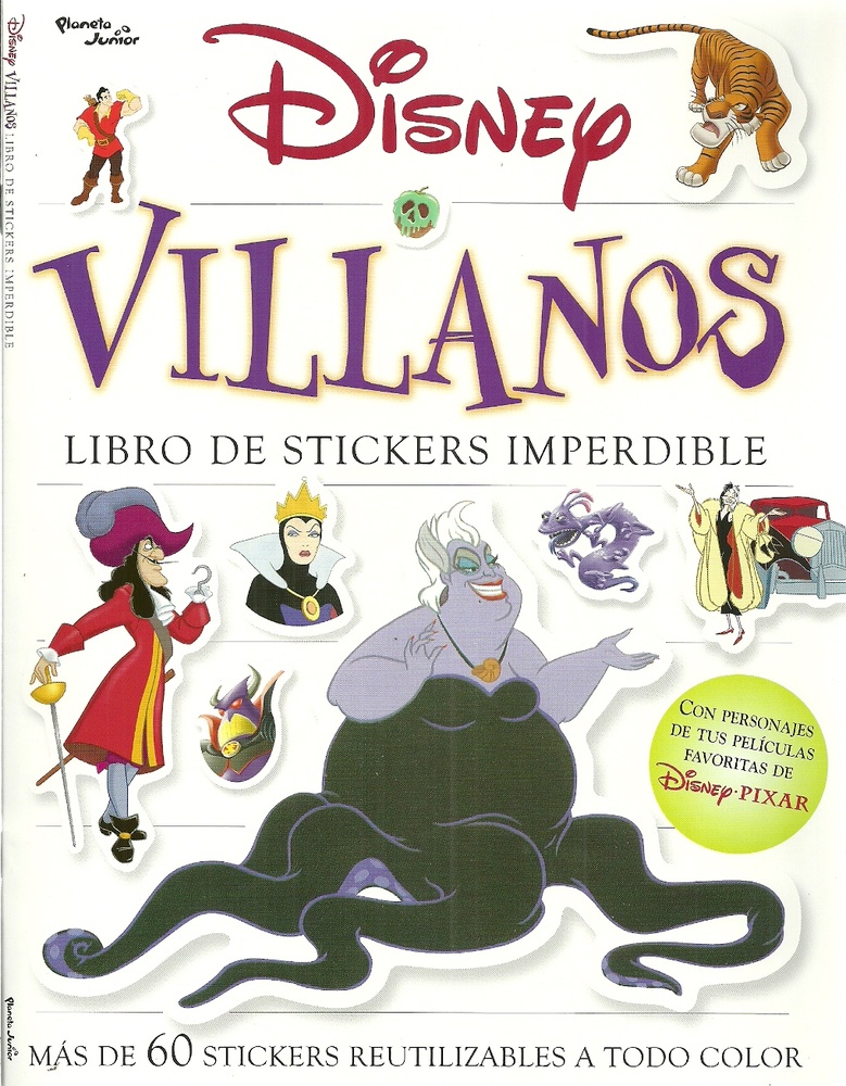 Villanos. Libros de stickers