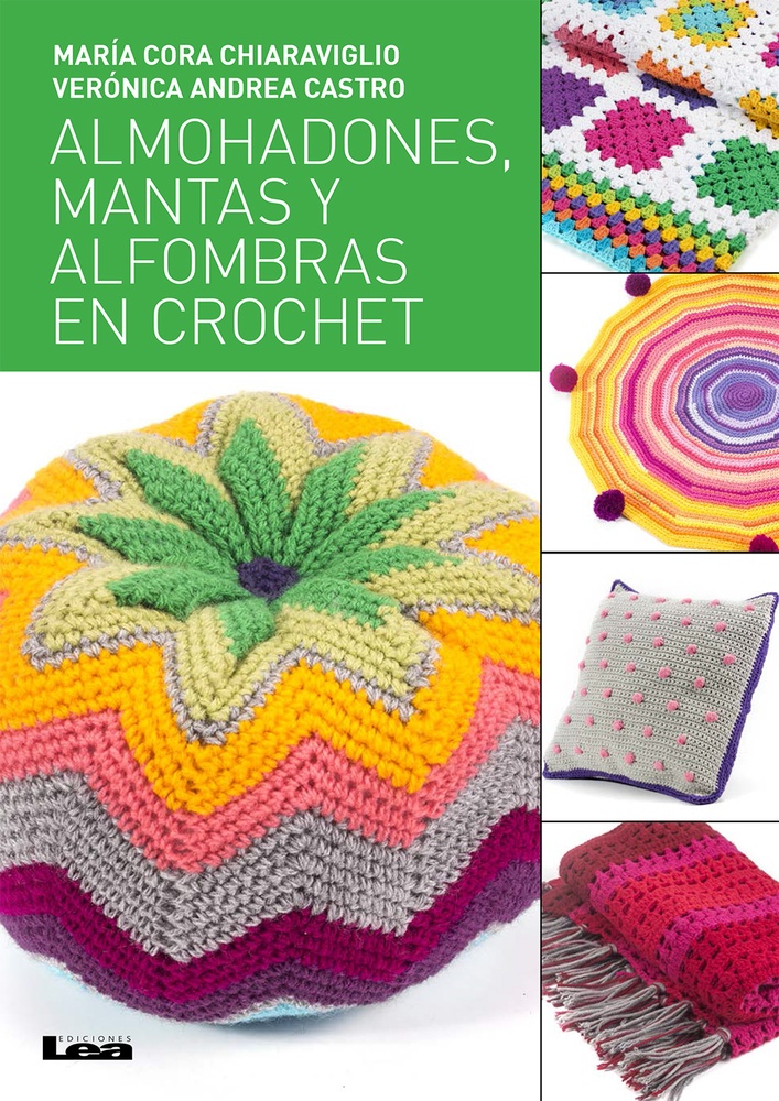 Almohadones, mantas y alfombras en crochet