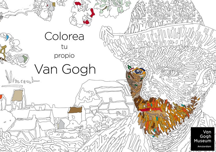 Colorea tu propio Van Gogh