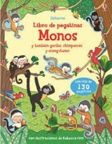 Monos. Libro de pegatinas