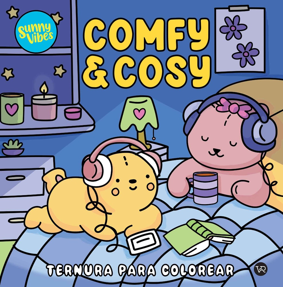 Comfy & cosy - sunny vibes -ternura para colorear