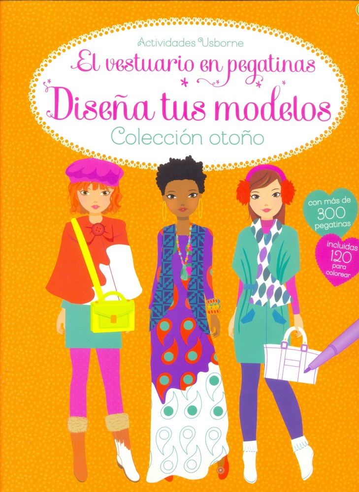 Diseña tus modelos. Coleccion otoño. El vestuario en pegatinas