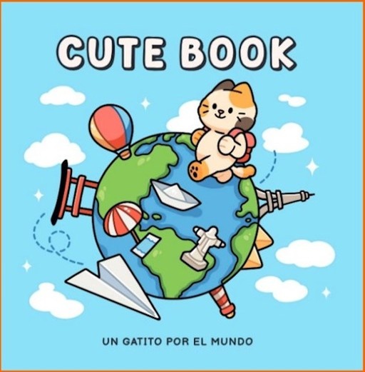 Cute book-un gatito por el mundo