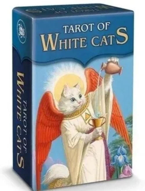 Tarot mini white cats
