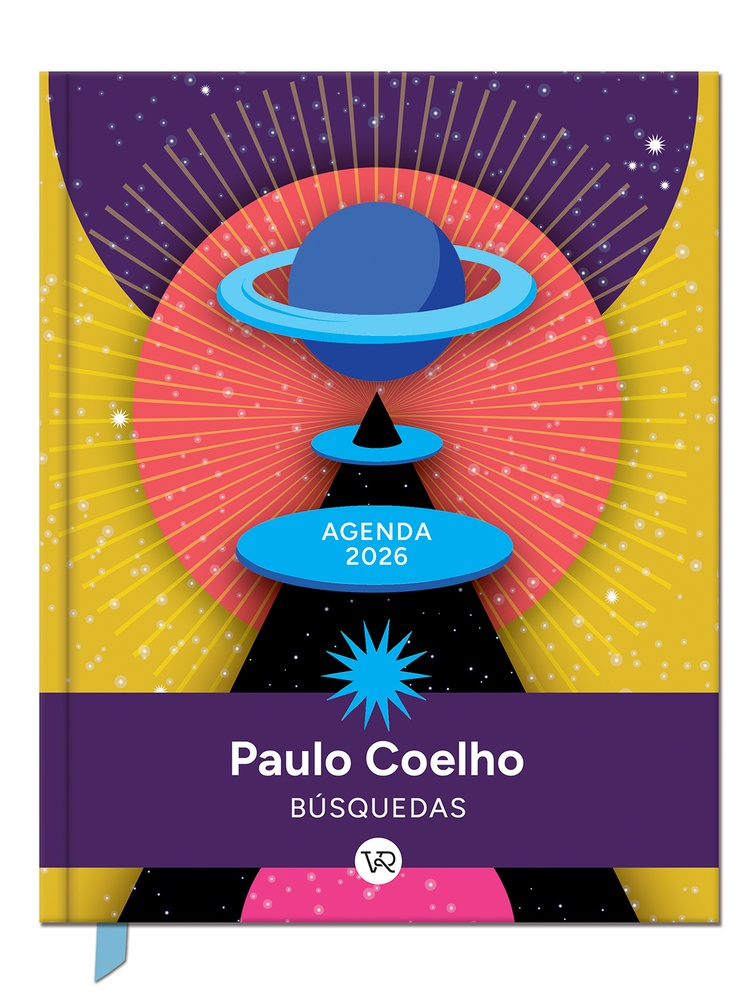 Agenda Paulo Coelho 2026 - cartone: busquedas / violeta