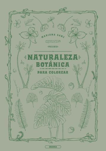 Naturaleza botánica para colorear