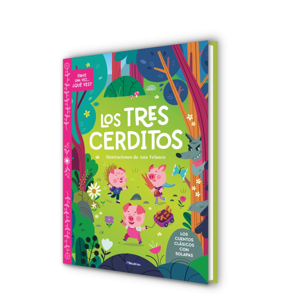 Clasicos con solapas. Los 3 cerditos