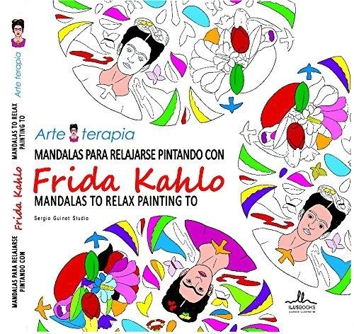 Mandalas Frida Khalo para relajarse pintando