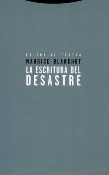La Escritura del desastre