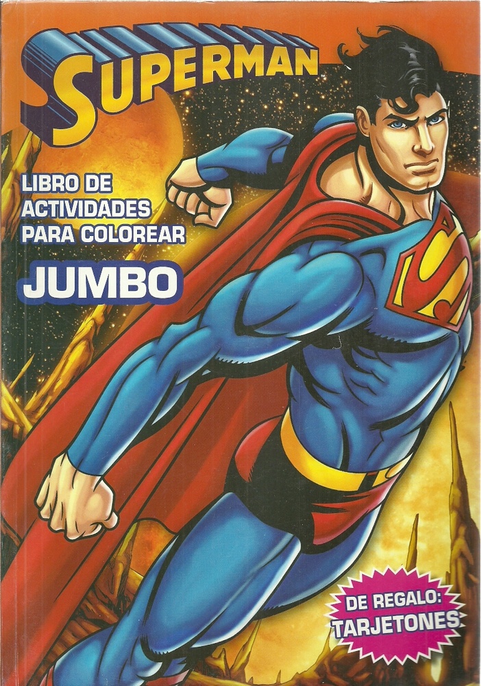 Superman Libro De Actividades Para Colorear Jumbo
