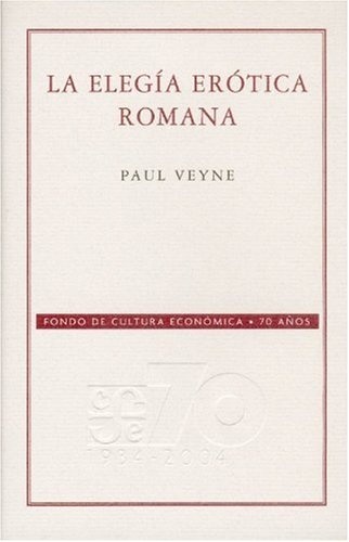 La Elegia erotica romana