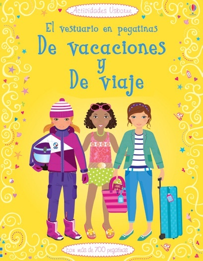 De vacaciones y de viaje. El vestuario en pegatinas