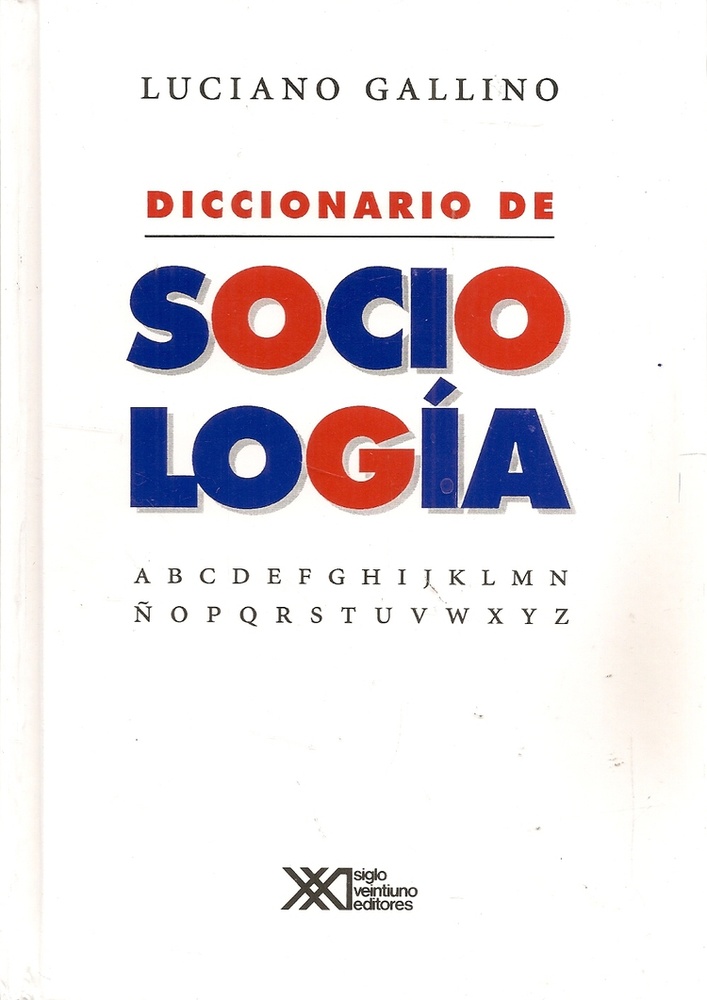 Diccionario de sociologia