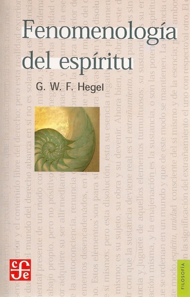 Fenomenologia del espiritu