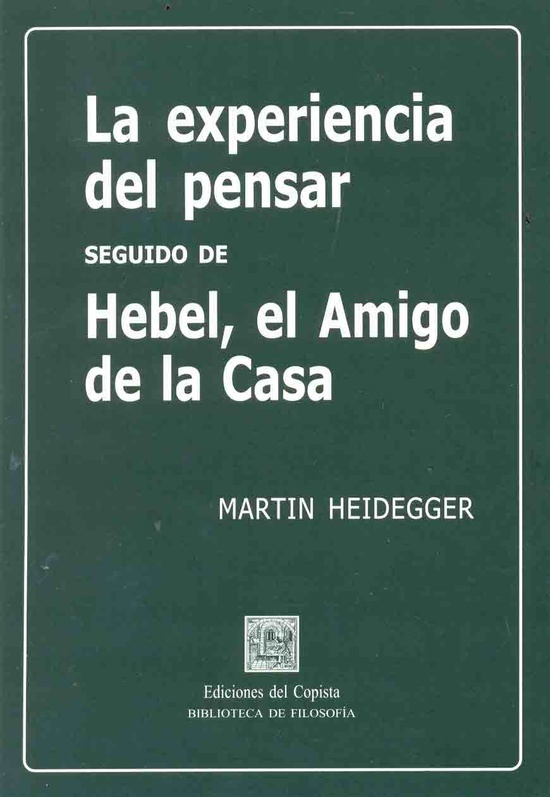 La Exeriencia del pensar