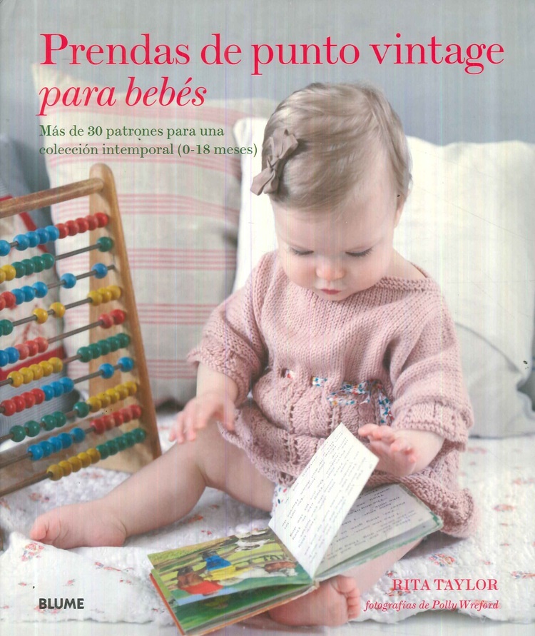 Prendas de punto vintage para bebes