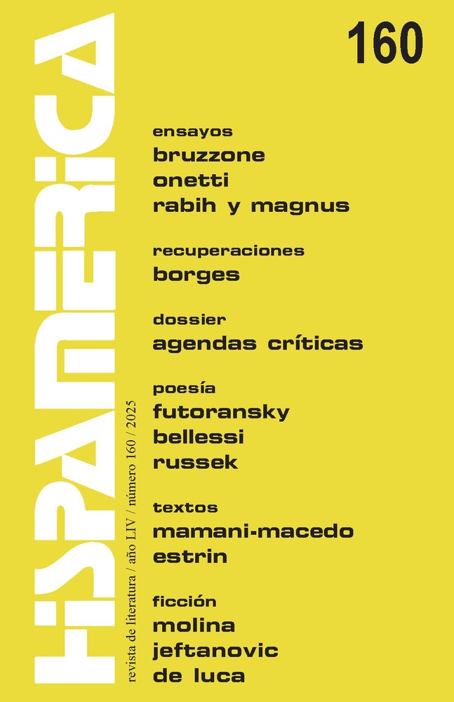 Revista Hispamérica N°160