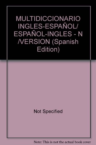 Multidiccionario ingles/español/ingles n/version