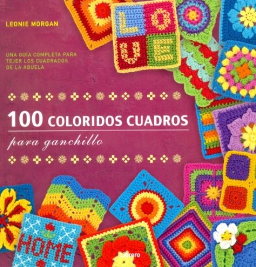100 Coloridos Cuadros Ganchillo