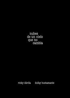 Nubes De Un Cielo Que No Cambia