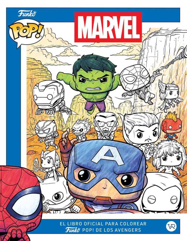 Los avengers - el libro oficial para colorear funko pop!