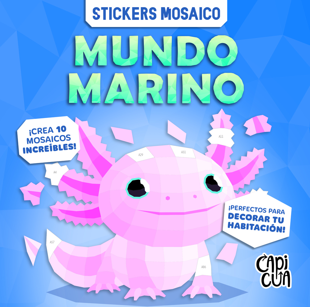 Stickers mosaico: mundo marino