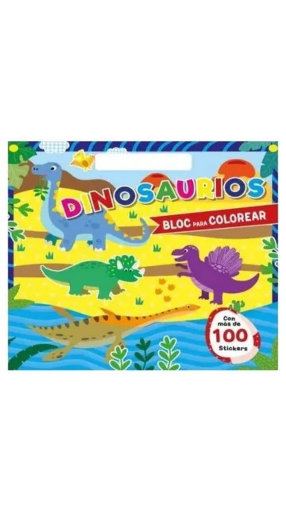 Dinosaurios Bloc para Colorear