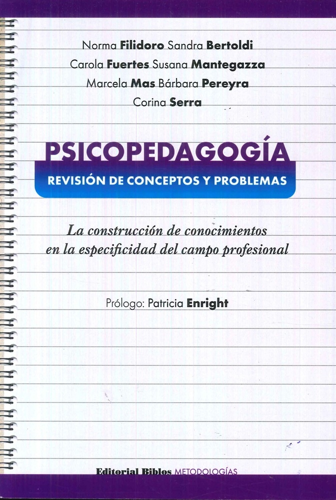 Psicopedagogía: revisión de conceptos y problemas