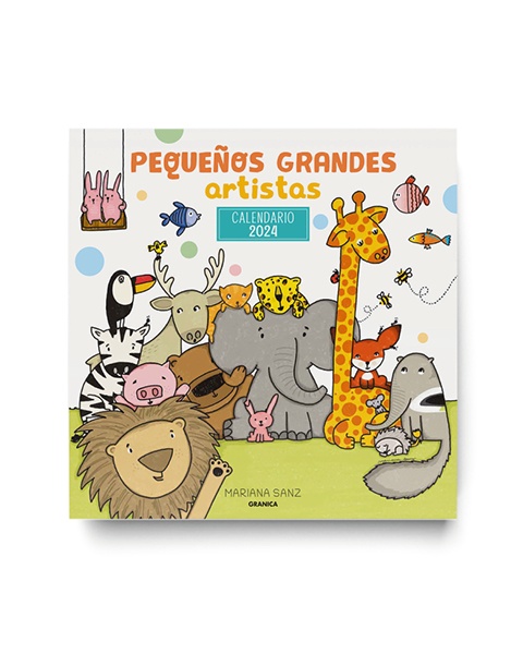 Pequeños grandes artistas, calendario de pared 2024