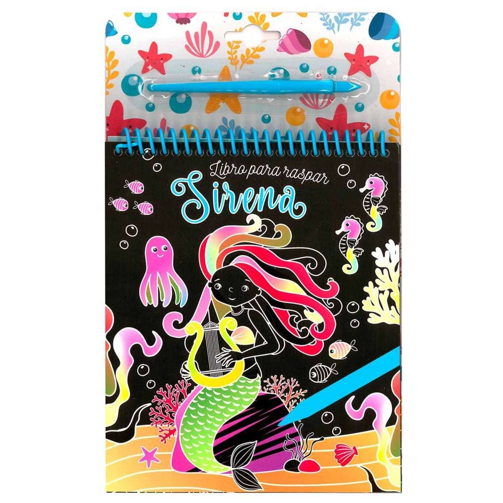 Sirenas - Libro para raspar