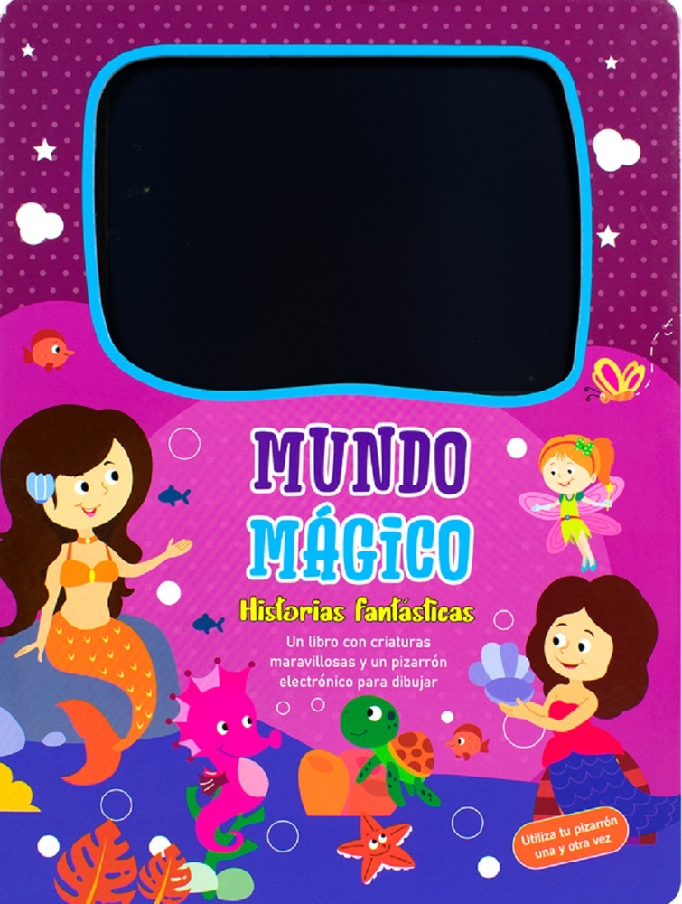 Libro con pizarron electronico: mundo magico