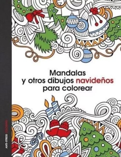 Mandalas y otros dibujos navideños para colorear