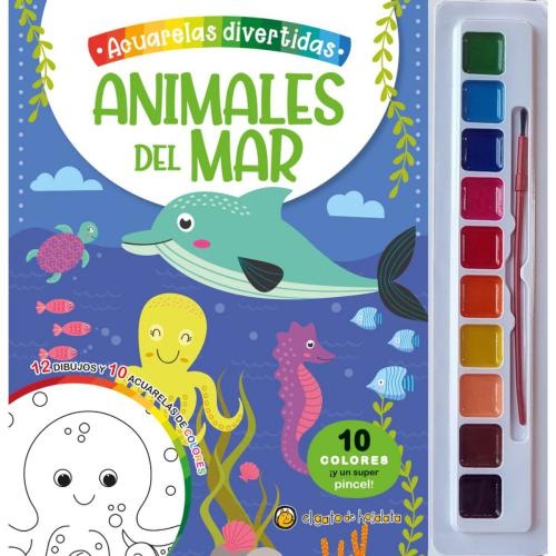 Acuarelas Divertidas - Animales Del Mar