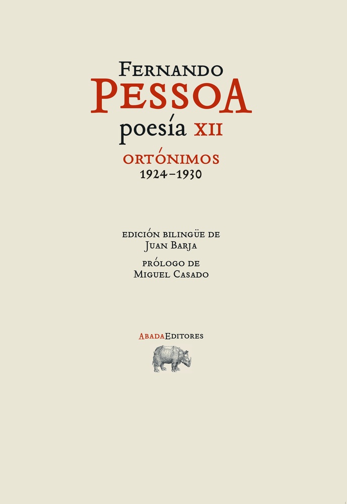 Poesia XII. Ortonimos 1924-1930