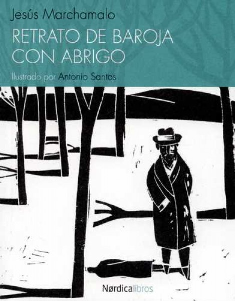 Retrato de Baroja con abrigo